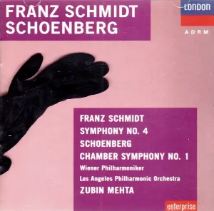 Pochette de Schmidt: Symphony No. 4 / Schoenberg: Chamber Symphony No. 1 de Los Angeles Philharmonic - Arnold Schönberg - Zubin Mehta - Franz Schmidt - Wiener Philharmoniker