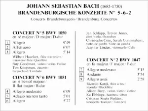 Pochette Brandenburgische Konzerte 5-6-2