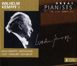 Pochette Great Pianists of the 20th Century, Volume 56: Wilhelm Kempff II