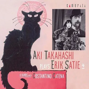 Pochette de Erik Satie 4 Hands de Aki Takahashi - Costantino Catena