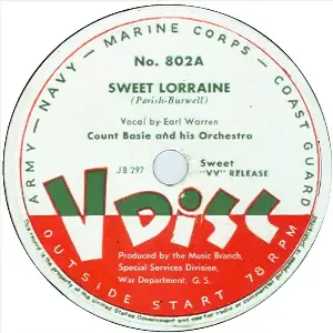 Pochette de Sweet Lorraine / I Believe / Just You, Just Me de The Count Basie Orchestra - The Count Basie Orchestra