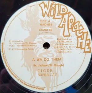 Pochette de A Wa Do Them / Sex Walk de Super Cat - Tiger