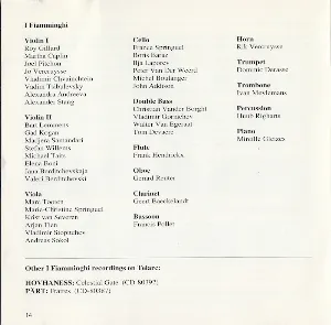 Pochette de Three Pieces In Old Style / Good Night / Kleines Requiem de Henryk Mikołaj Górecki - I Fiamminghi