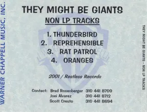 Pochette de Non LP Tracks de They Might Be Giants