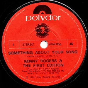 Pochette de Something About Your Song / Forgive Me Now de Kenny Rogers & The First Edition