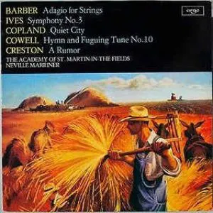 Pochette Barber: Adagio for Strings / Ives: Symphony no. 3 / Copland: Quiet City