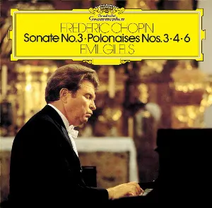 Pochette Sonate no. 3 / Polonaises nos. 3 · 4 · 6