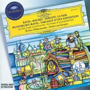 Pochette Ravel: Bolero / Debussy: La Mer / Mussorgsky/Ravel: Tableaux d'une Exposition