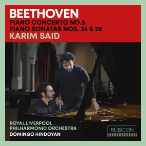 Pochette de Piano Concerto no. 3 / Piano Sonatas nos. 24 & 28 de Ludwig van Beethoven
