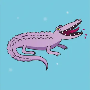 Pochette de KROKODIL de Ashnikko