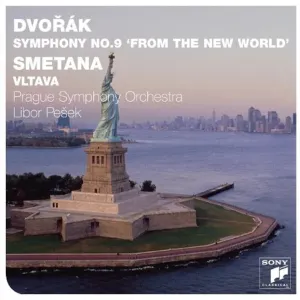 Pochette de New World Symphony de Symfonický orchestr hlavního města Prahy FOK - Bedřich Smetana - Antonín Dvořák - Libor Pešek