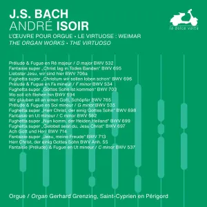 Pochette de The Organ Works: The Virtuoso, Vol. 2 de Johann Sebastian Bach - André Isoir