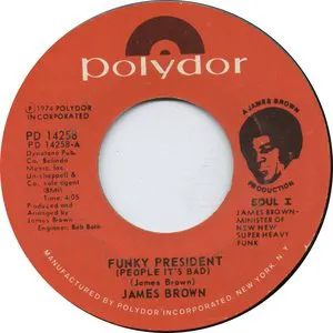 Pochette Funky President (People It's Bad) / Coldblooded