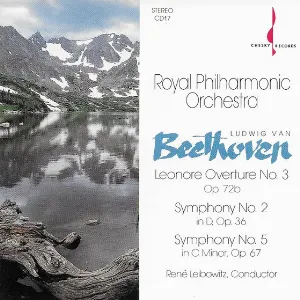 Pochette Leonore Overture no. 3 / Symphony no. 2 / Symphony no. 5