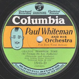 Pochette de Orange Blossom Time / Your Mother and Mine de Paul Whiteman and His Orchestra