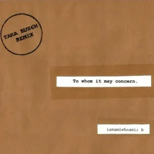 Pochette de b (Tara Busch remix) de iamamiwhoami
