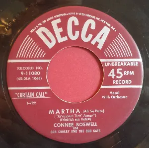 Pochette de Martha (Ah So Pure) / Stormy Weather de Connee Boswell