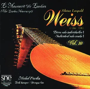 Pochette de Le Manuscrit de Londres, Vol. 10 de Michel Cardin - Sylvius Leopold Weiss