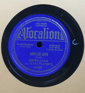 Pochette de Loveless Love / Way Down Upon the Swanee River de Bob Wills and His Texas Playboys