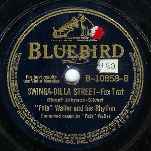 Pochette de "Fats" Waller's Original E Flat Blues / Swinga-Dilla Street de Fats Waller and His Rhythm
