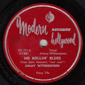 Pochette de No Rollin' Blues / Big Fine Girl de Jimmy Witherspoon