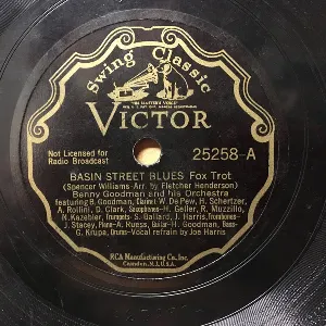 Pochette de Basin Street Blues / When Buddha Smiles de Benny Goodman and His Orchestra