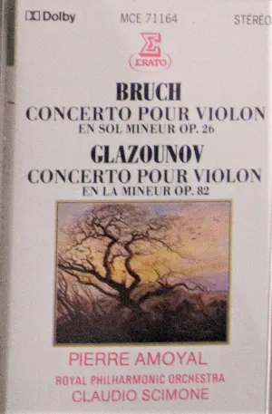 Pochette Bruch: Concerto pour violon en sol mineur / Glazounov: Concerto pour violon en la mineur