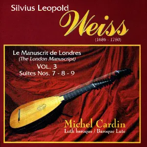 Pochette de Le Manuscrit de Londres, Vol. 3 de Michel Cardin - Sylvius Leopold Weiss