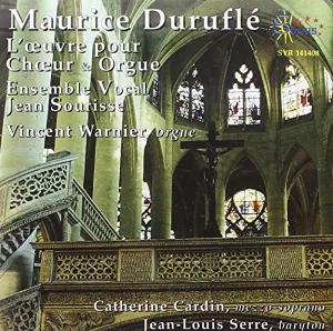 Pochette de L'Œuvre pour chœur et orgue de Maurice Duruflé