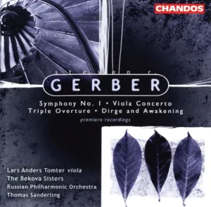 Pochette de Symphony no. 1 / Viola Concerto / Triple Overture / Dirge and Awakening de Lars Anders Tomter - Thomas Sanderling - The Bekova Sisters