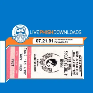 Pochette de 1991-07-21: Arrowhead Ranch, Parksville, NY, USA de Phish