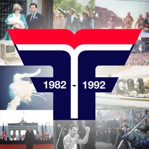 Pochette de Flight Facilities Decade Mix 1982-1992 de Flight Facilities