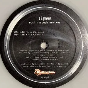 Pochette de Push Through (Remixes) de Signum