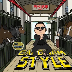 Pochette de Gangnam Style de PSY