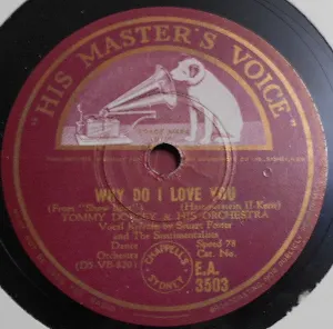 Pochette de Why Do I Love You / Nobody Else but Me de Tommy Dorsey and His Orchestra
