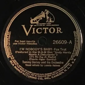 Pochette de I'm Nobody's Baby / Buds Won't Bud de Tommy Dorsey and His Orchestra