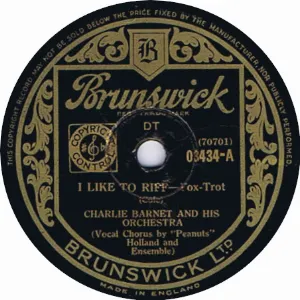 Pochette de I Like to Riff / Shady Lady de Charlie Barnet and His Orchestra