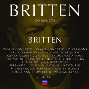 Pochette Britten Conducts Britten
