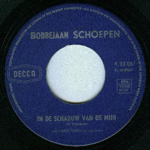 Pochette de In de schaduw van de mijn / Een hutje op de heide de Bobbejaan Schoepen