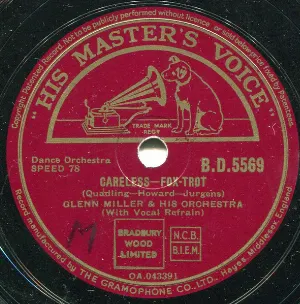 Pochette de Careless / Indian Summer de Glenn Miller and His Orchestra