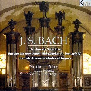 Pochette J. S. Bach: Six chorals Schübler etc.