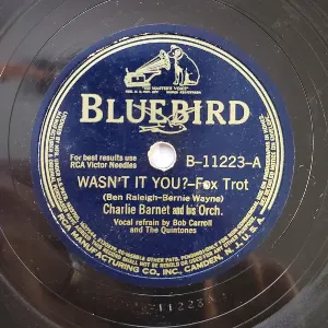 Pochette de Wasn't It You? / Be Fair de Charlie Barnet and His Orchestra