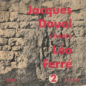 Pochette de Jacques Douai Chante Léo Ferré 2 de Jacques Douai