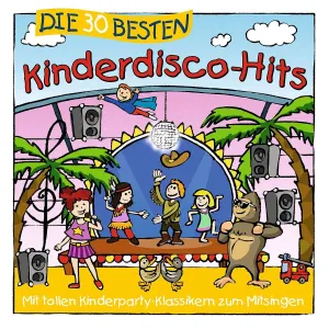 Pochette de Die 30 besten Kinderdisco-Hits de Simone Sommerland, Karsten Glück und die Kita-Frösche