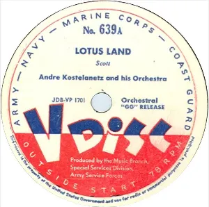 Pochette de Lotus Land / Fire Dance de André Kostelanetz and His Orchestra