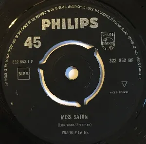 Pochette de Miss Satan / High Noon de Frankie Laine