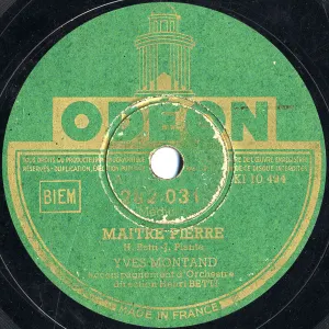 Pochette de Maître Pierre / Rien dans les mains, rien dans les poches de Yves Montand