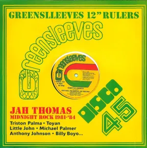 Pochette de Greensleeves 12" Rulers - Midnight Rock 1981-'84 de Jah Thomas