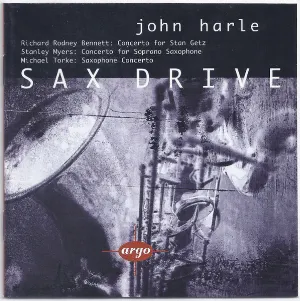 Pochette de Sax Drive de Stanley Myers - John Harle - Sir Richard Rodney Bennett
