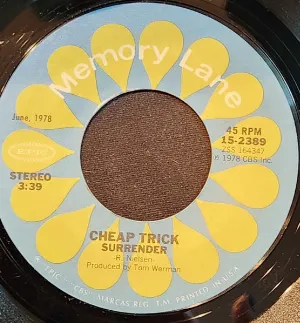 Pochette de Surrender / Dream Police de Cheap Trick